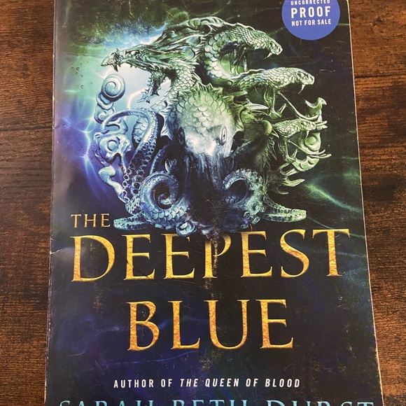 Uncorrected proof / arc The deepest blue Sarah beth durst - Picture 1 of 8